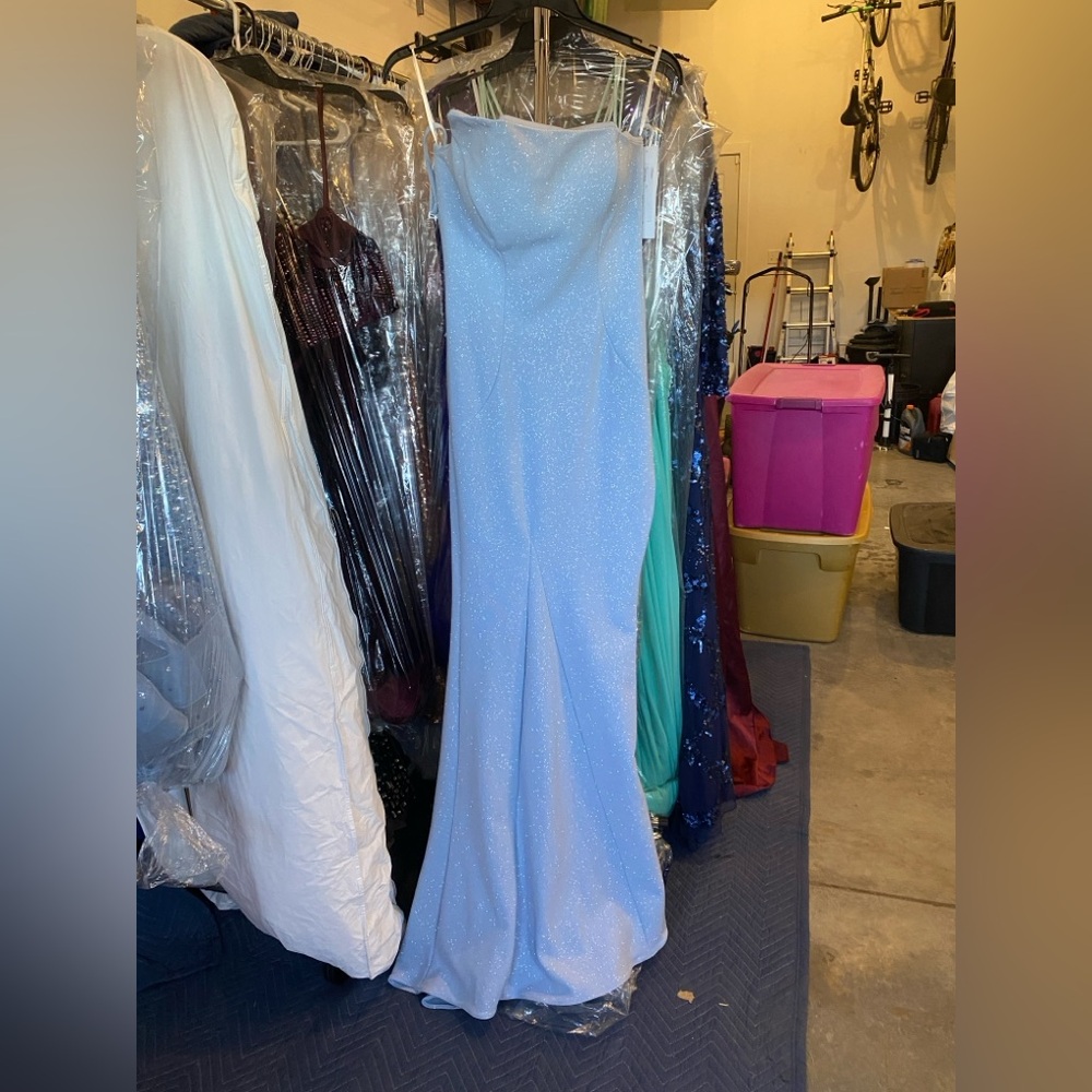 JVN Light Blue Glitter Dress
